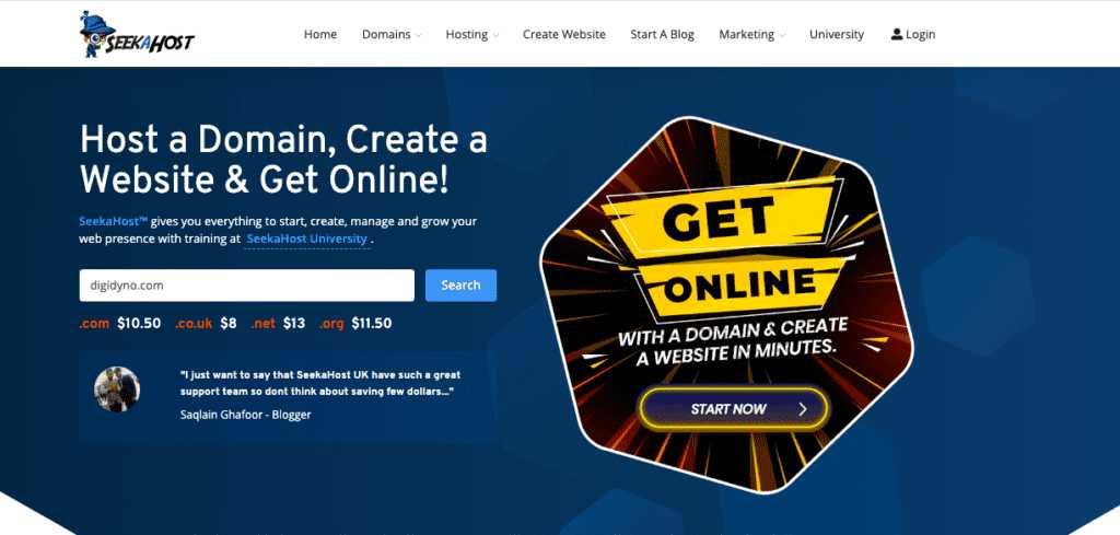 Register your Domain